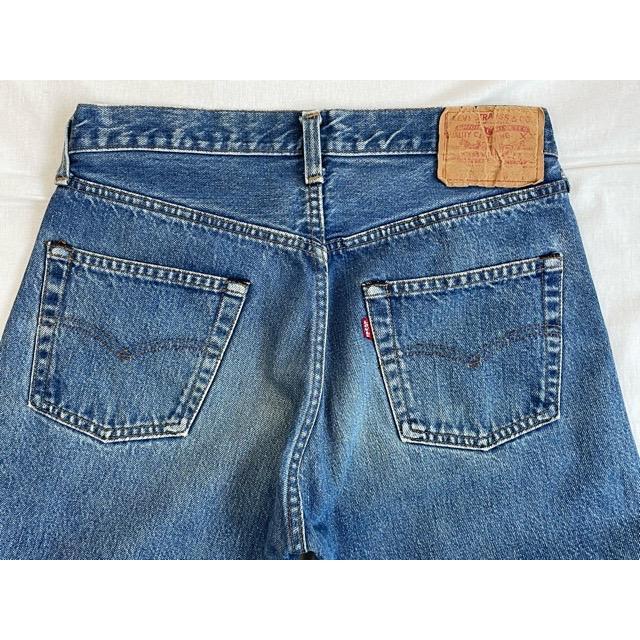 80's 米国製 リーバイス LEVI'S 501 赤耳 レッドライン 2501-0117 ロングレングス ロールアップ 表記W31L40 実寸W73L91cm  [ta-0384] | loafers